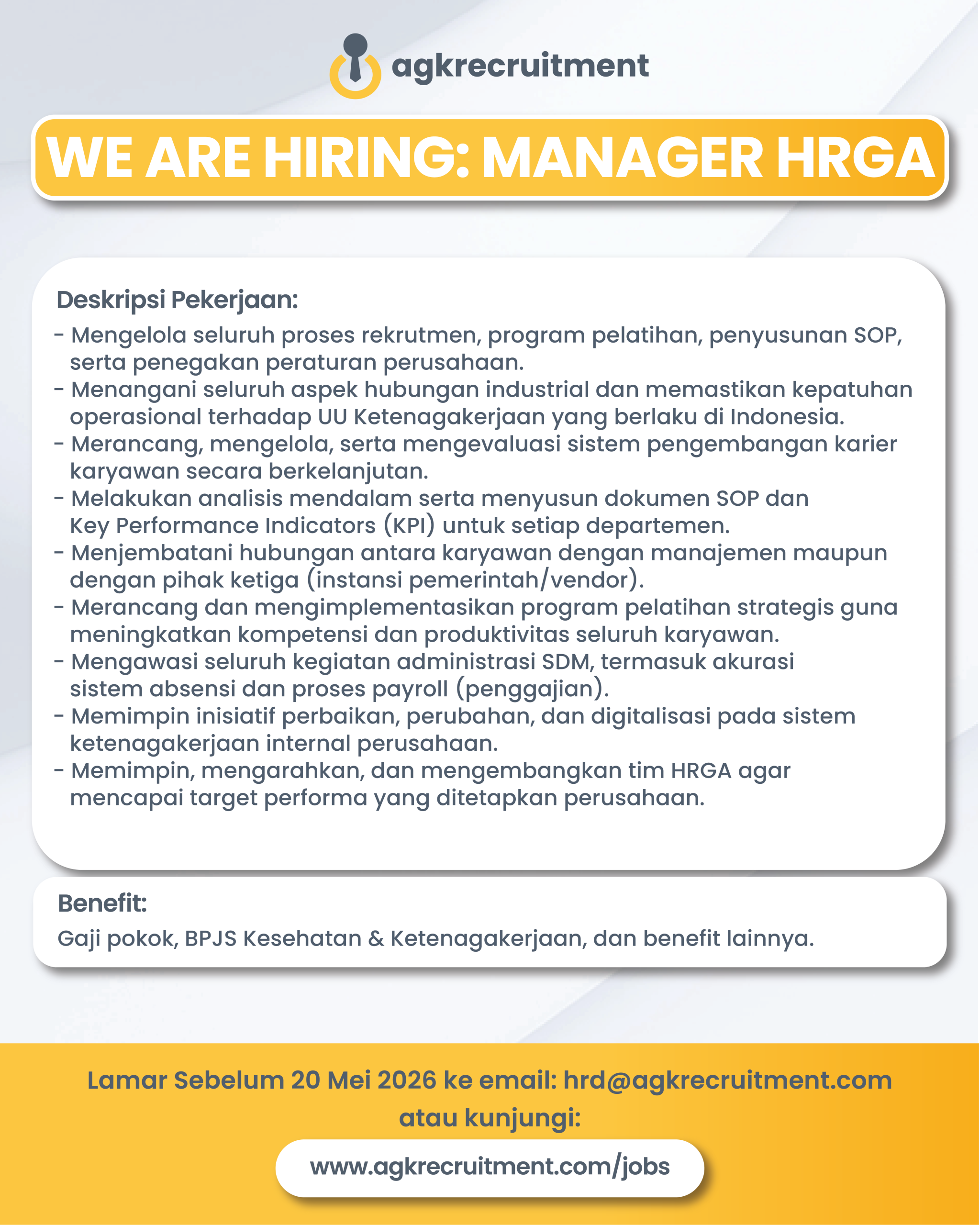 Lowongan Kerja_HRGA