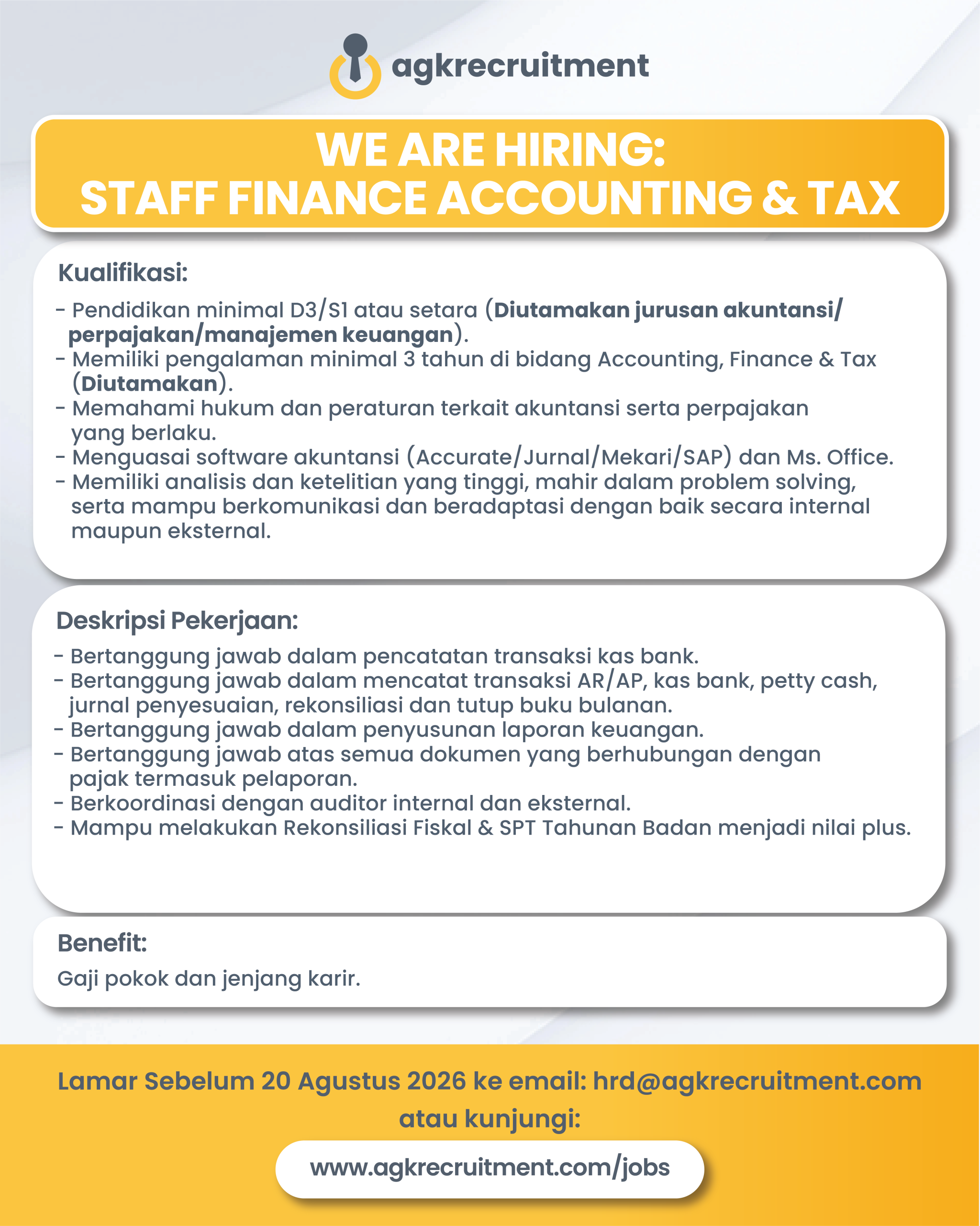 Lowongan Kerja_Staff FAT
